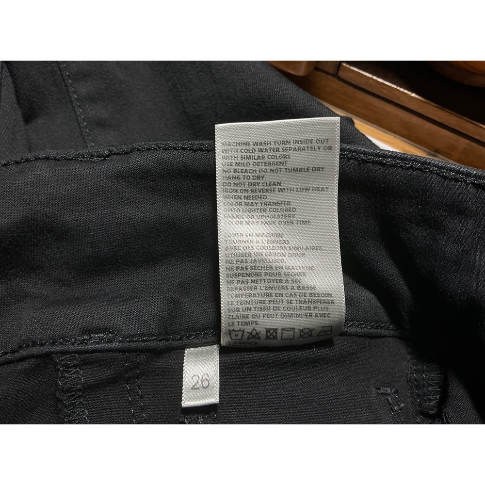 L'Agence Peyton High Rise Skinny Jeans womens 26 Black Ankle Stretch - Picture 12 of 12